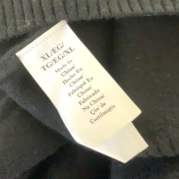 An Original penguin by Munsingwear 100% lambswool charcoal Women XL sweater - Picture 5 of 9